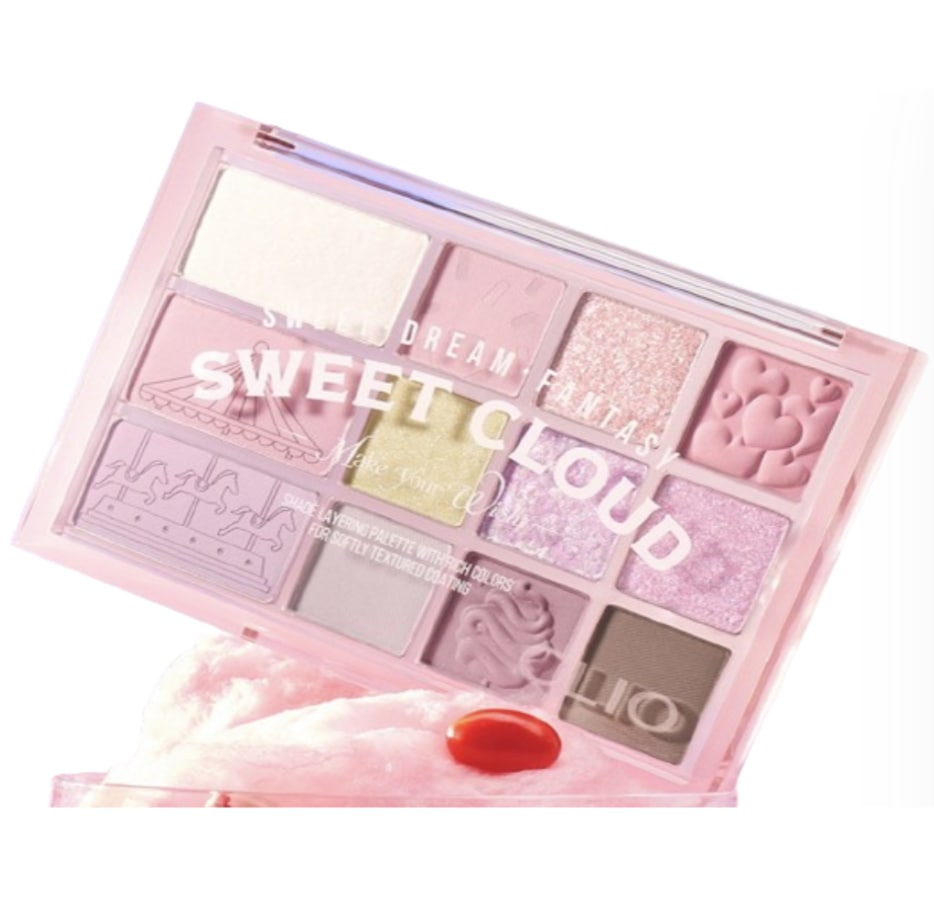 [NEWカラー 4/26 新作] 綿菓子ランドエディション シェード& シャドウパレット #12色入り(5カラータイプ)