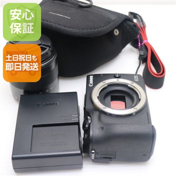 超美品 EOS M3 レンズキット ブラック ミラーレス一眼 Canon 21