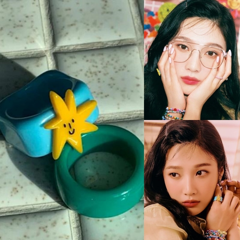 レッド ベルベット ジョイ着用 baby star double ring set 6,863円