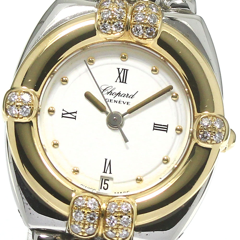 ショパール Chopard グスタード YGコンビ クォーツ レディース _790580【中古】