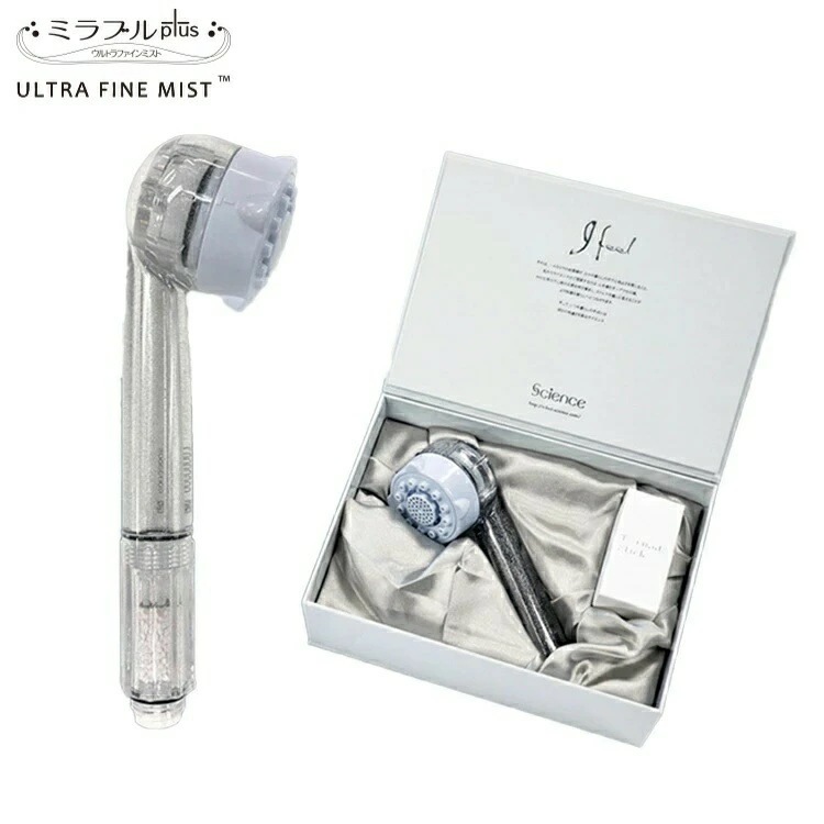 サイエンス ミラブルプラス ミラブルplus ウルトラファインミスト 塩素除去機能付き トルネードスティック【シャワーヘッド マイクロバブル ウルトラファインバブル ヘッドスパ スカルプケア 頭皮ケア