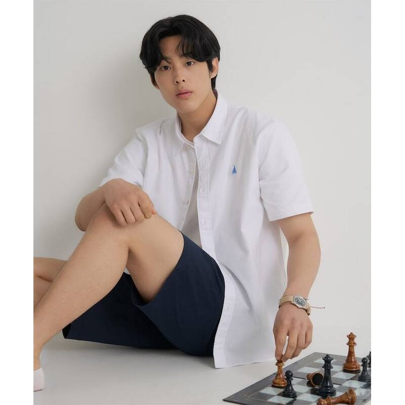 빈폴 BEANPOLE MEN 옥스포드 반소매 셔츠 화이트 BC6365C111 406095 1758110