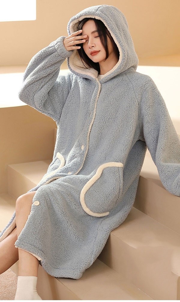 ルームウェアパジャマ着る毛布 ふわふわ あったか ペアルック 裏起毛 ペアパジャマ 対策 クリスマス 生地 暖かい 部屋着 冬 長袖 もこもこ 暖かい カップル カーディガン かわいい 贈り物 ルーム