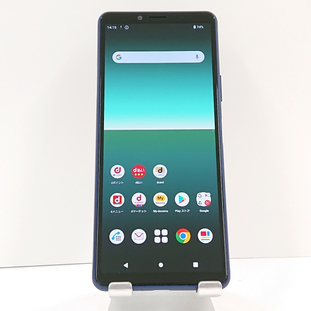 Xperia 10 II SO-41A ドコモ ブルー 送料無料 本体 c06279 【中古】