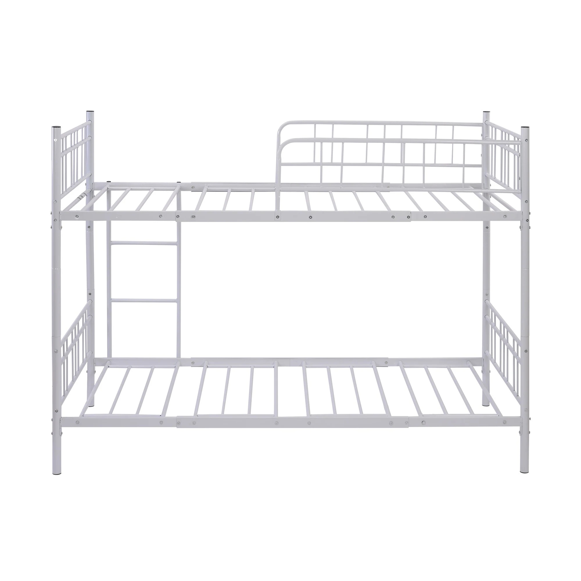 【新品】 ホワイト 二段ベッド 子供ベッド 子供部屋二段ベッド 2段ベッド パイプベッド パイプ 金属製