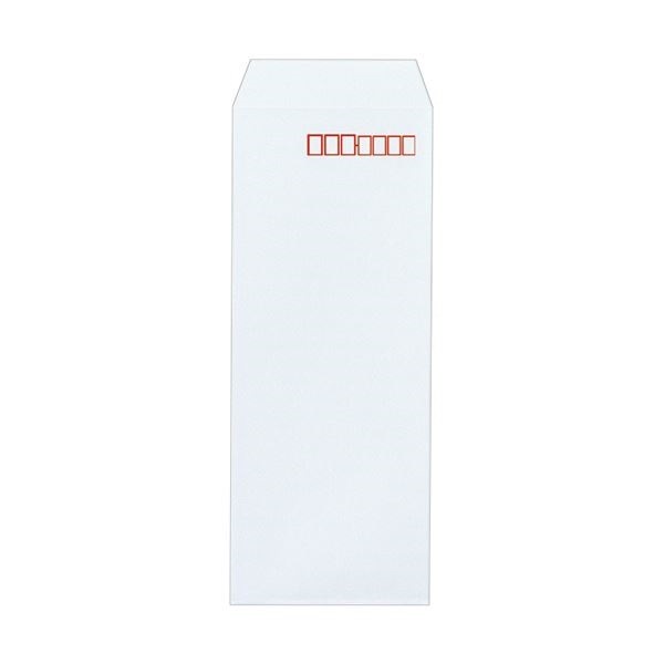 (まとめ) ピース R40再生ケント封筒 長4080g/m2 枠あり ホワイト 448-80 1箱(1000枚) 2セット