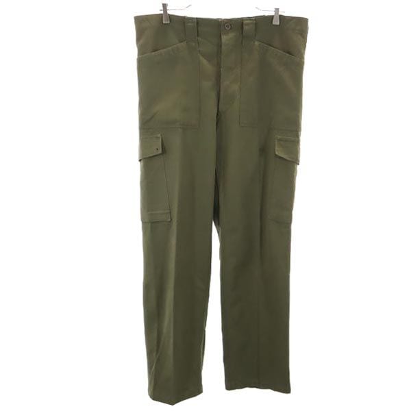 オーストリア軍 90s ミリタリー カーゴパンツ カーキ Austrian Army ボタンフライ メンズ