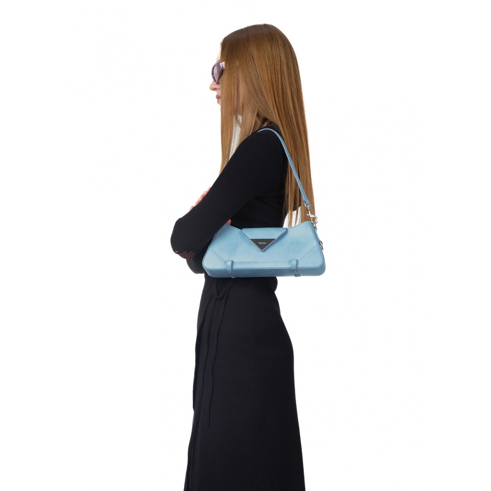 フェネックギャビトライアングルバッグブルー