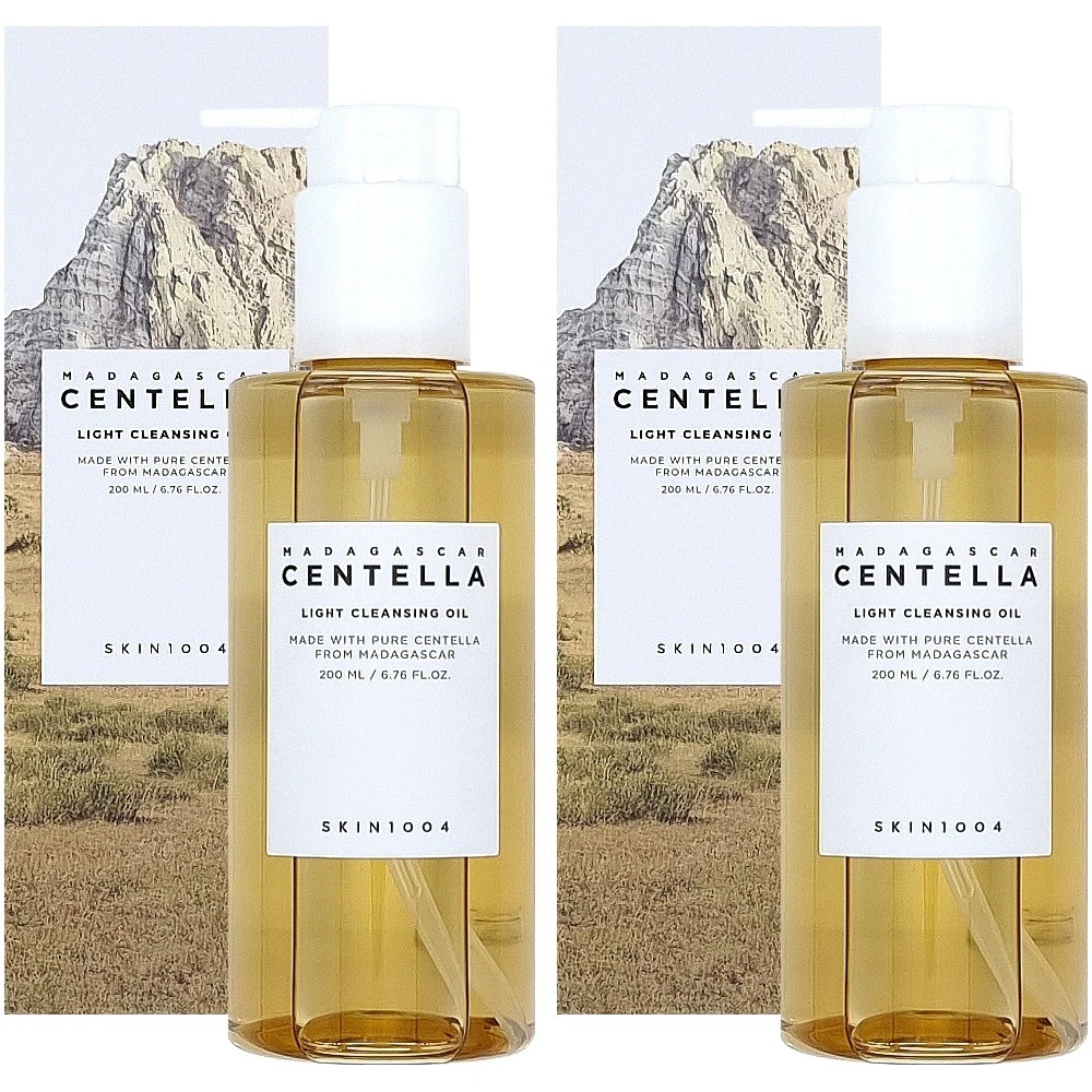 残りのないさわやかなスキン1004マダガスカルセンテラライトクレンジングオイル200ml 1+1