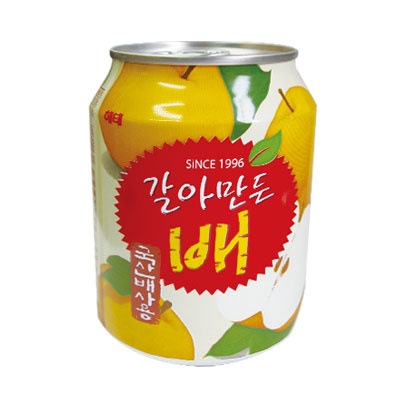 おろし梨ジュース 238mlｘ1缶 すりおろし梨 韓国飲料 推奨 果実ジュース 韓国ドリンク