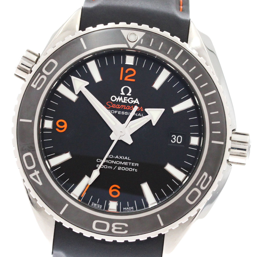 オメガ OMEGA 232.32.46.21.01.005 シーマスター プラネットオーシャン コーアクシャル デイト 自動巻き メンズ 良品 _877737【中古】