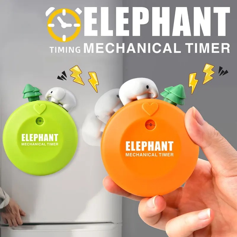 キッチン用マグネットタイマー,ポータブル,機械式,冷蔵庫用ステッカー,シャワー,学習用