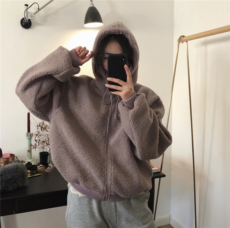 コートレディースファーコートリュームコートアウターショート丈ボアジャケットコーデフー