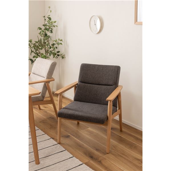 ダイニングチェア チャコールグレー 完成品 [テーブル/ベンチ別売り]