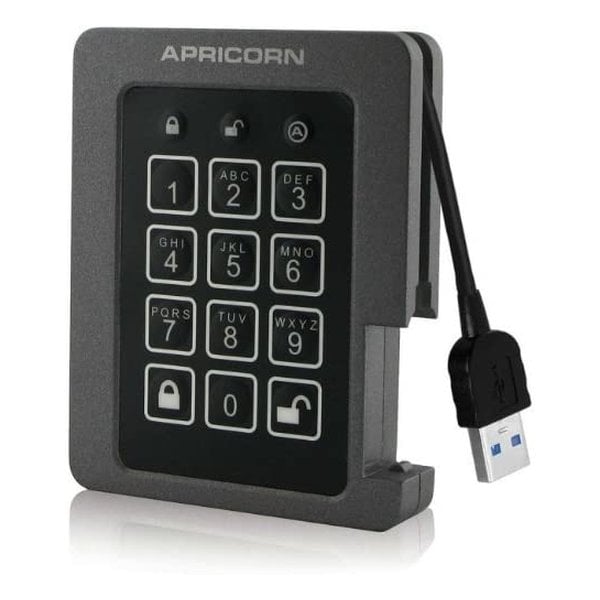 外付けSSD ポータブル Aegis Padlock SSD - USB 3.0 ASSD-3PL256-480F ASSD-3PL256-480F 43,860円