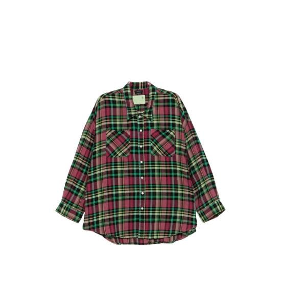 R13 Men Shirts R13WR015 R783B PINK PINK BLACK
