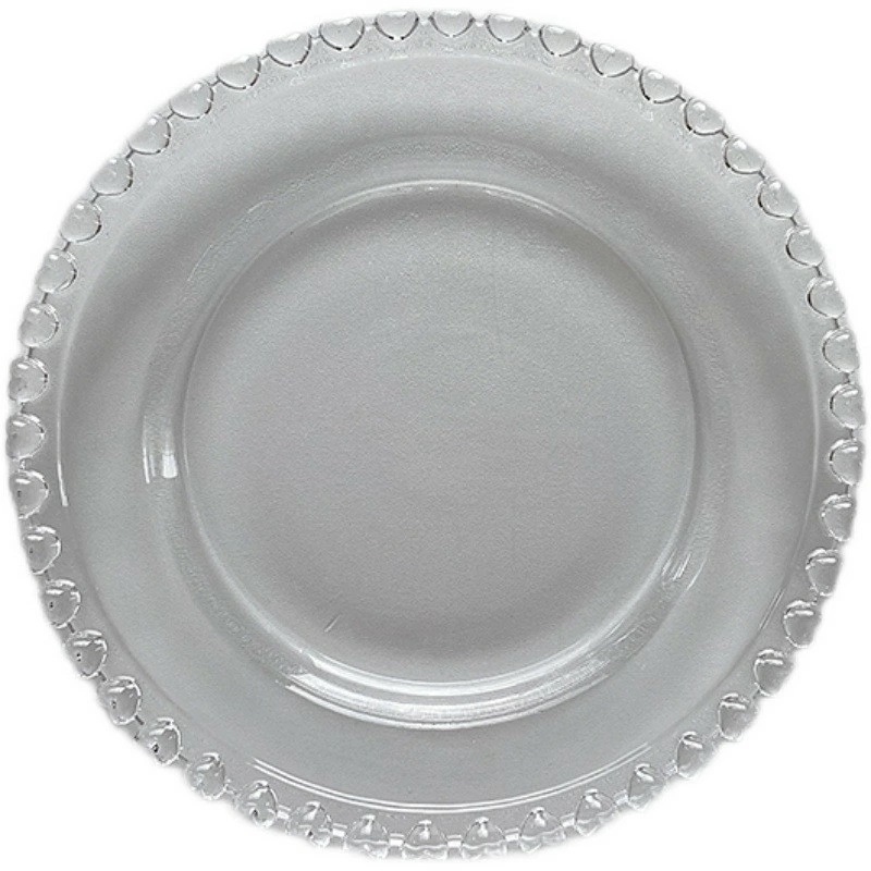 ガラスコンポート ガラス フルーツ皿 デザート皿 脚付きプレート 蓋つき ガラスプレート ケーキスタンド 直径19.2cm 盛り付け皿 クリア パーティー キッチン 食卓 ディスプレイ 製菓 インテリ