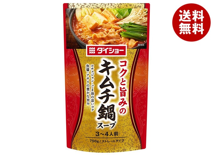 ダイショー コクと旨みのキムチ鍋スープ 750g×10袋入×(2ケース)