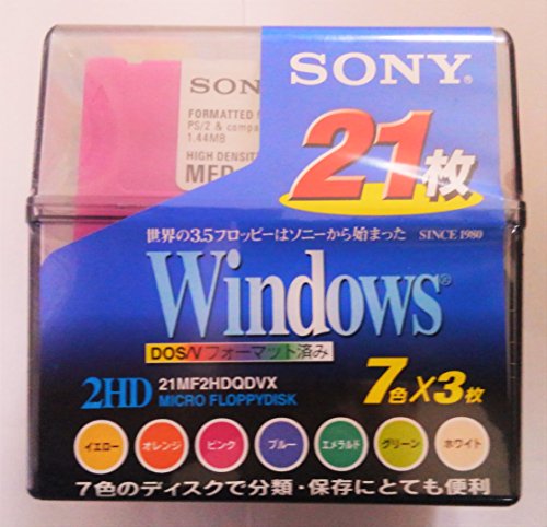 SONY 21MF2HDQDVX DOS/V対応 3.5インチ フロッピーディスク