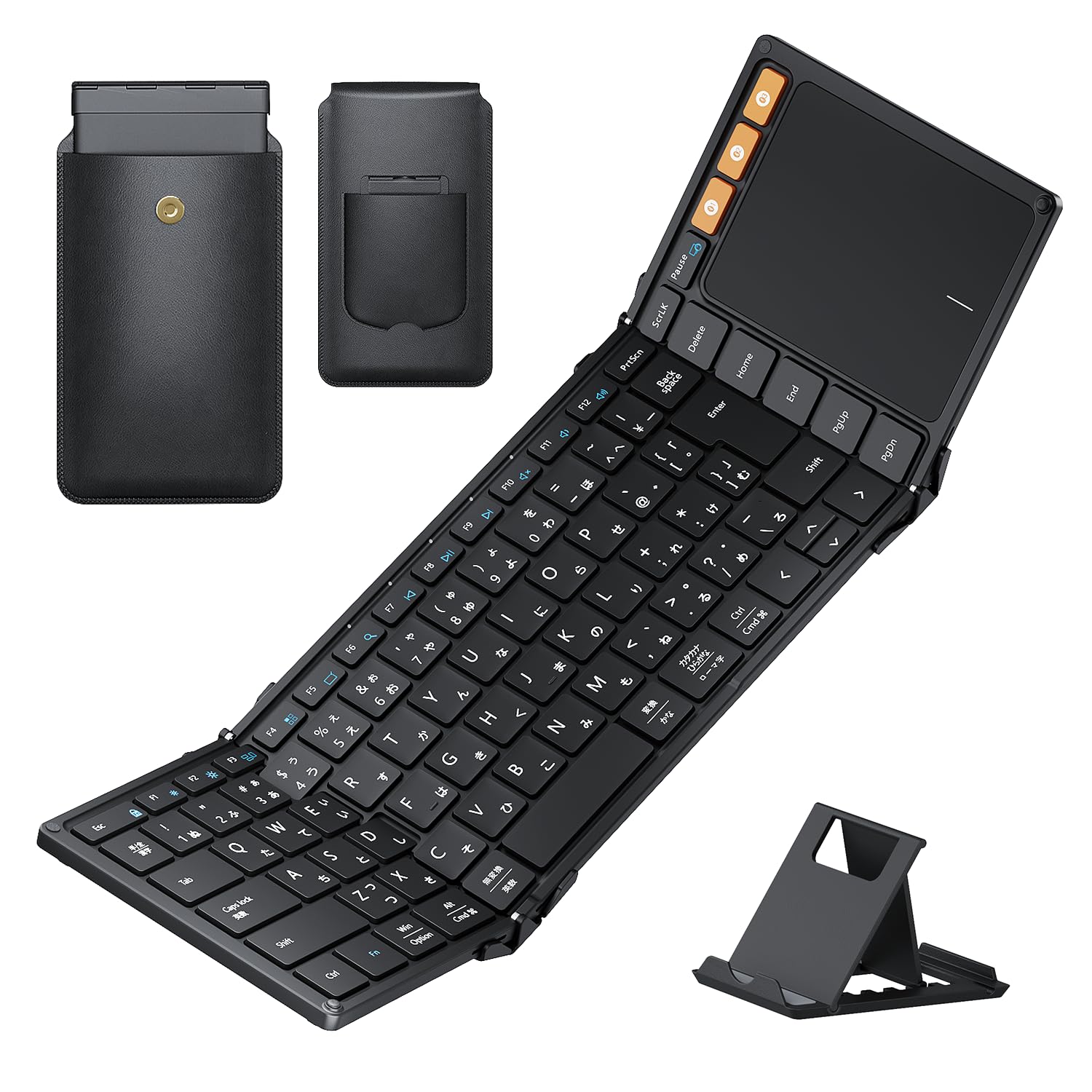 【2025年最新型】ProtoArc キーボード Bluetooth 折りたたみ式 ipad キーボード 大型タッチパッド搭載 3台同時接続 標準日本語配列 薄型 軽量 充電式 iOS/Android