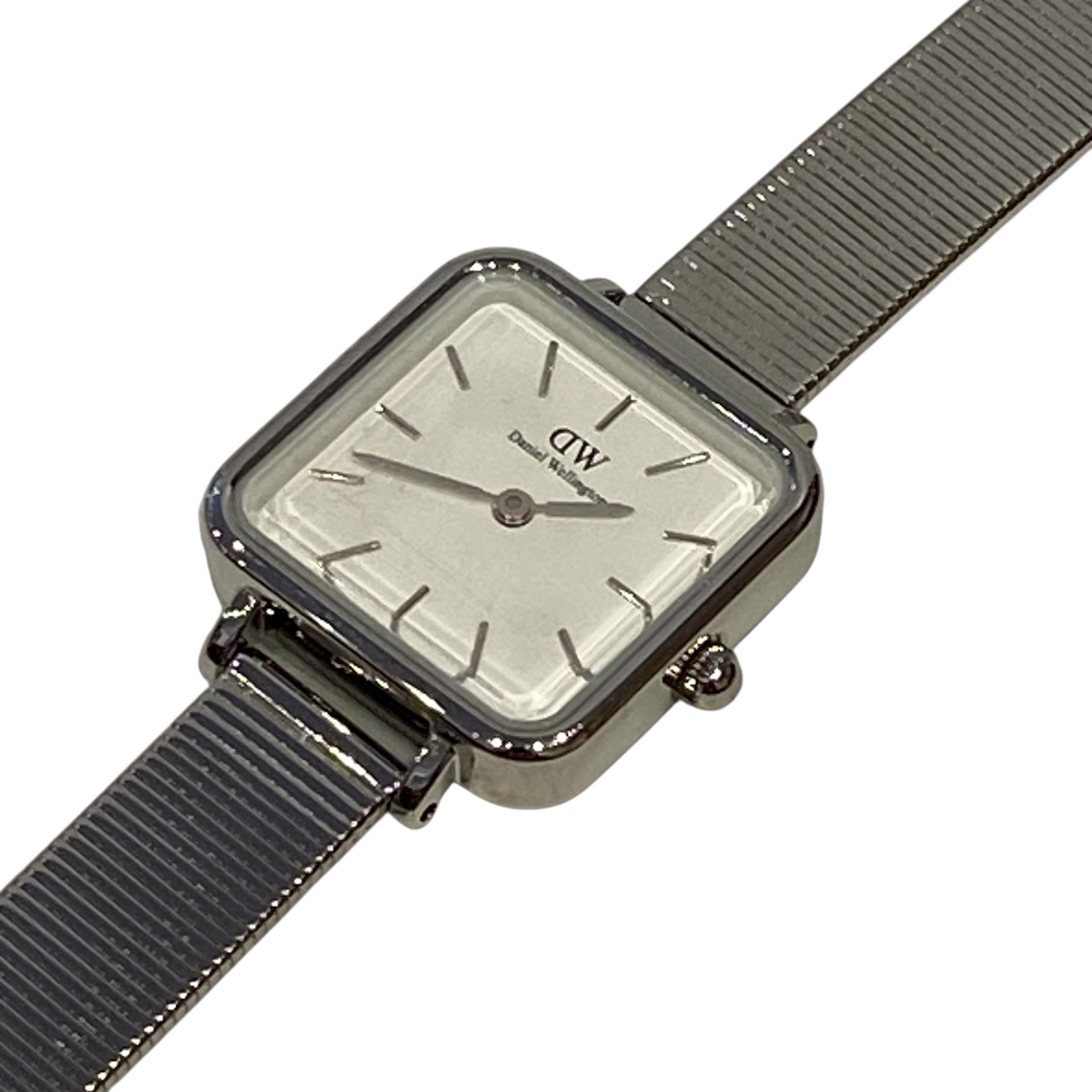 腕時計 クアドロ スタディオ ピアノリンク シルバー 22mm レディース クオーツ DW00100517 店頭展示品