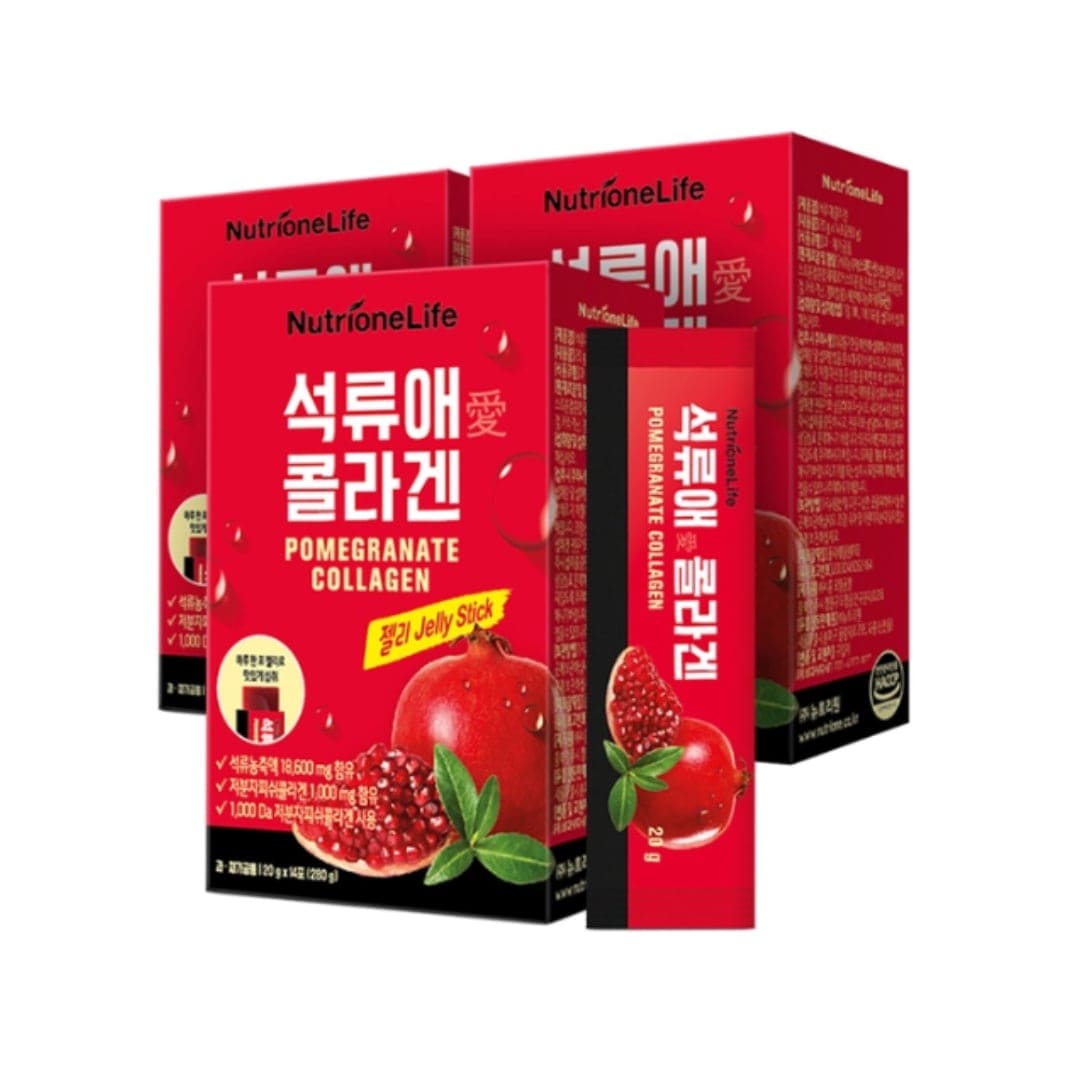 ザクロエコラーゲンゼリースティック 20g x 14包 x 3ボックス