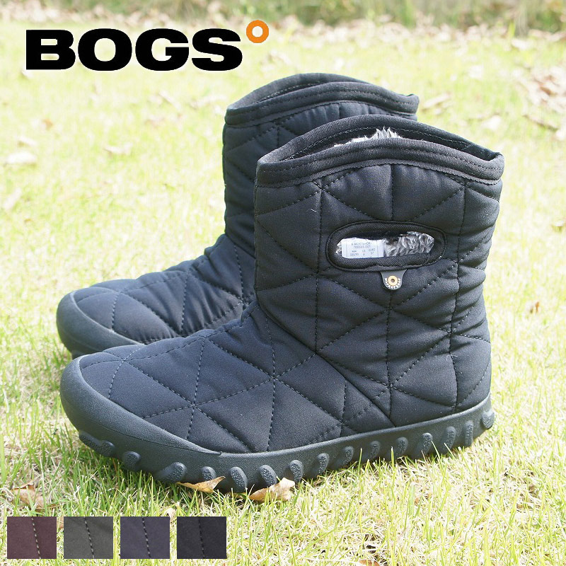 人気 ショートブーツ レディース B-MOC SHORT 防水 ファー ボア あったかい スノーブーツ 雪 ぺたんこ シューズ 靴 BOGS ボグス roybog78836