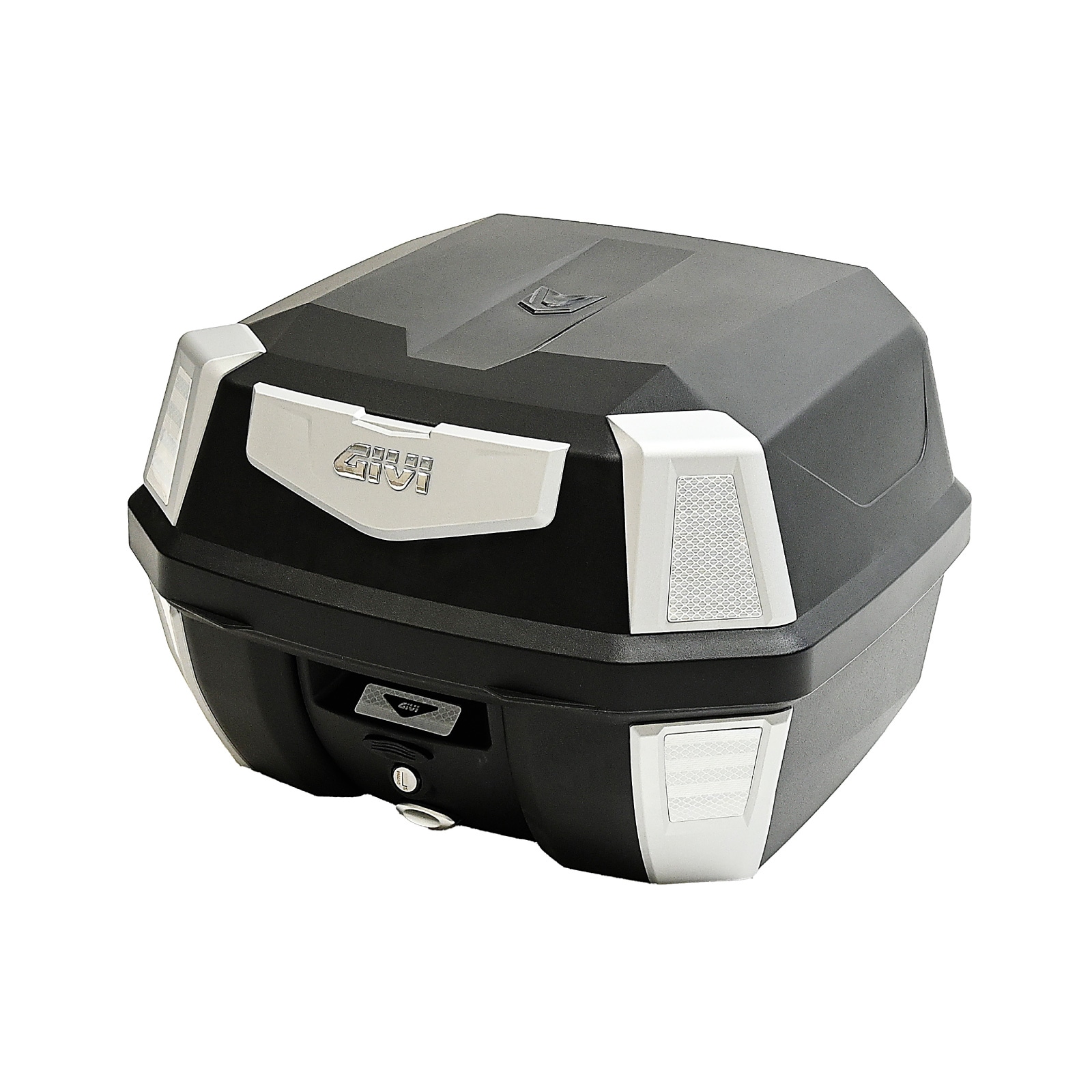 並行輸入品 GIVI ジビ バイク用 リアボックス モノロック 42L ANTARTICAシリーズ B42N シルバーパネル トップケース バイク ケース パニアケース 収納
