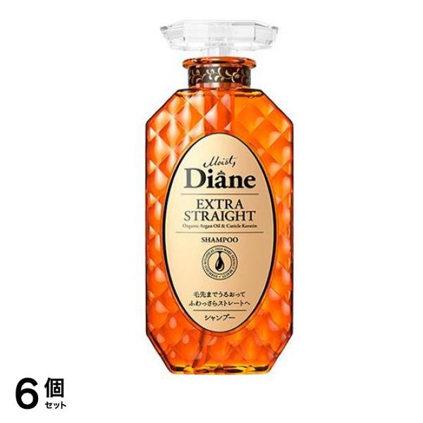 ダイアン パーフェクトビューティー エクストラストレート シャンプー 本体ボトル 450mL 6個セット
