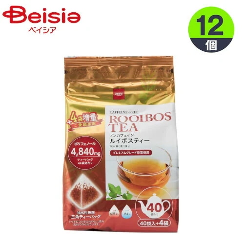 お茶 ルイボスティー ティーバッグ 40袋×12個 まとめ買い ベイシア