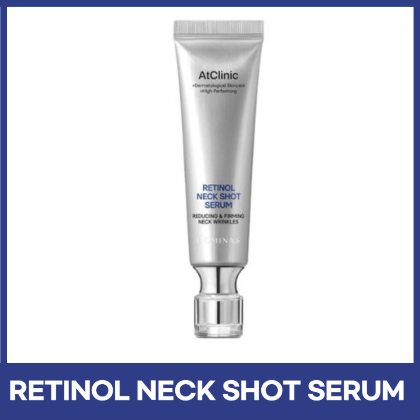[首のしわを消す] アットクリニック レチノール 1600 ネックショット 首のしわ セラム 30ml+ Free Gift (マスクパック)