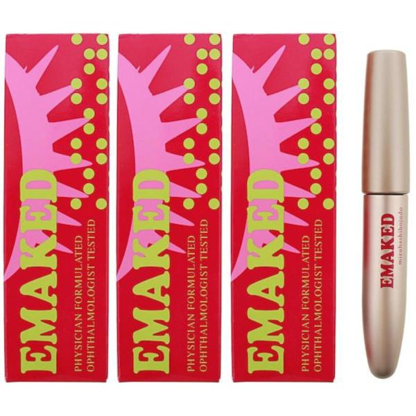 超濃厚 まつげ美容液 水橋保寿堂製薬 3本 EMAKED
