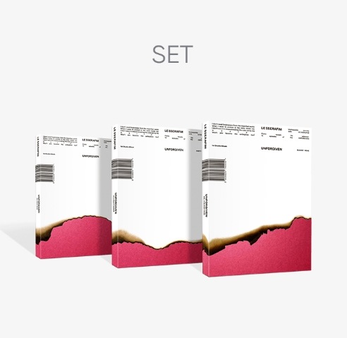 LE SSERAFIM 正規1集 1st Studio Album UNFORGIVEN (Set)