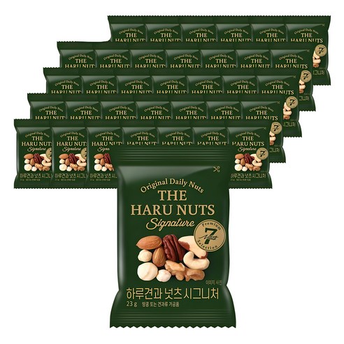 ハルギョンとナッツシグネチャー , 23g, 35個 / 韓国ナッツ / 衛生的な個別包装 / 一日に一包 / 手軽な摂取 / 事務所のおやつ / 子供の健康おやつ / 酒の肴 / デイリー·ケア