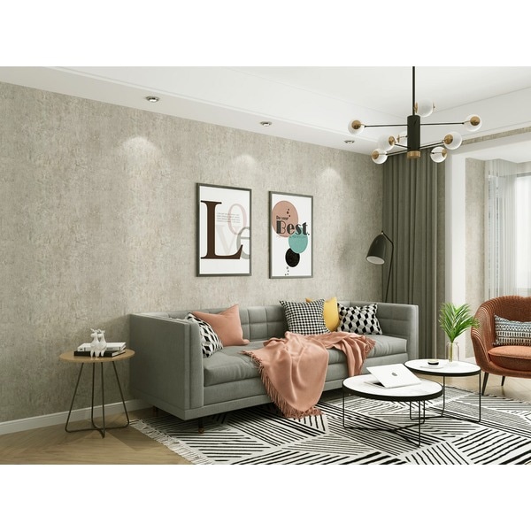 ウォジック30m巻 リメイクシート 壁紙シール ウォールデコシートワイド60cm幅 コンクリート風 FN1002