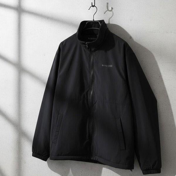 ユニ リバーシブル ルーズフィット フリース ジャケット QR123LJK11-BLK