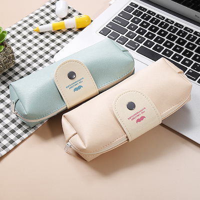 ペンケース 筆箱 おしゃれ PU 韓国風 シンプル 小物...のサムネイル