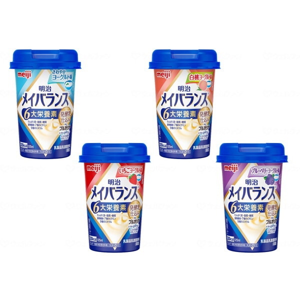 明治メイバランスMiniカップ アソートBOX 4種6個セット 発酵乳仕込みシリーズ 423165683 メーカー直送