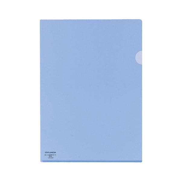 (まとめ)コクヨ クリヤーホルダースーパークリヤー10(テン) A4 スカイブルー フ-TC750N-2 1パック(5枚) (×20セット)