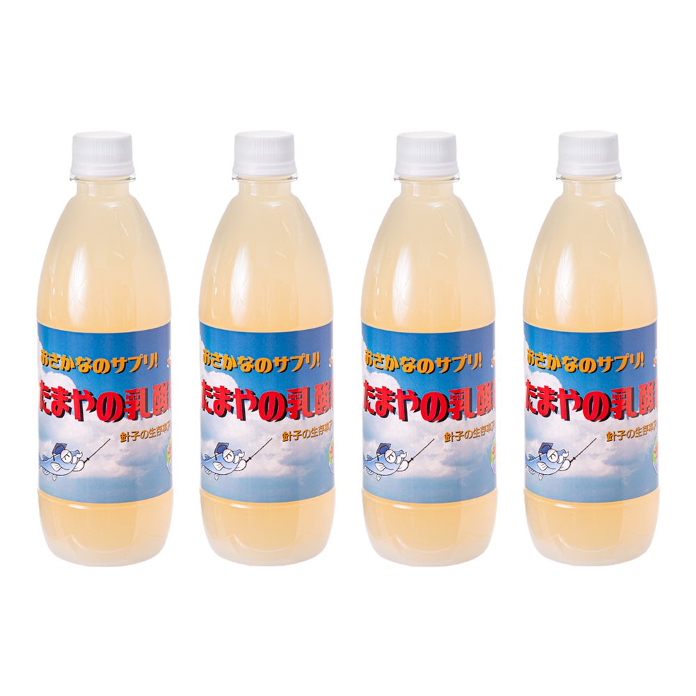 たまやメダカ　たまやの乳酸菌　５００ｍｌ　X４本　めだか　針子　餌　エサ　ＰＳＢ　液体フード　水質調整　メダカの餌　ＣＲＣ10―41―65―00―00