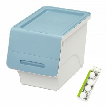 収納ケース フロック スリム30深型 4個組 キャスター付き froq-S30-4+K ブルー/BL