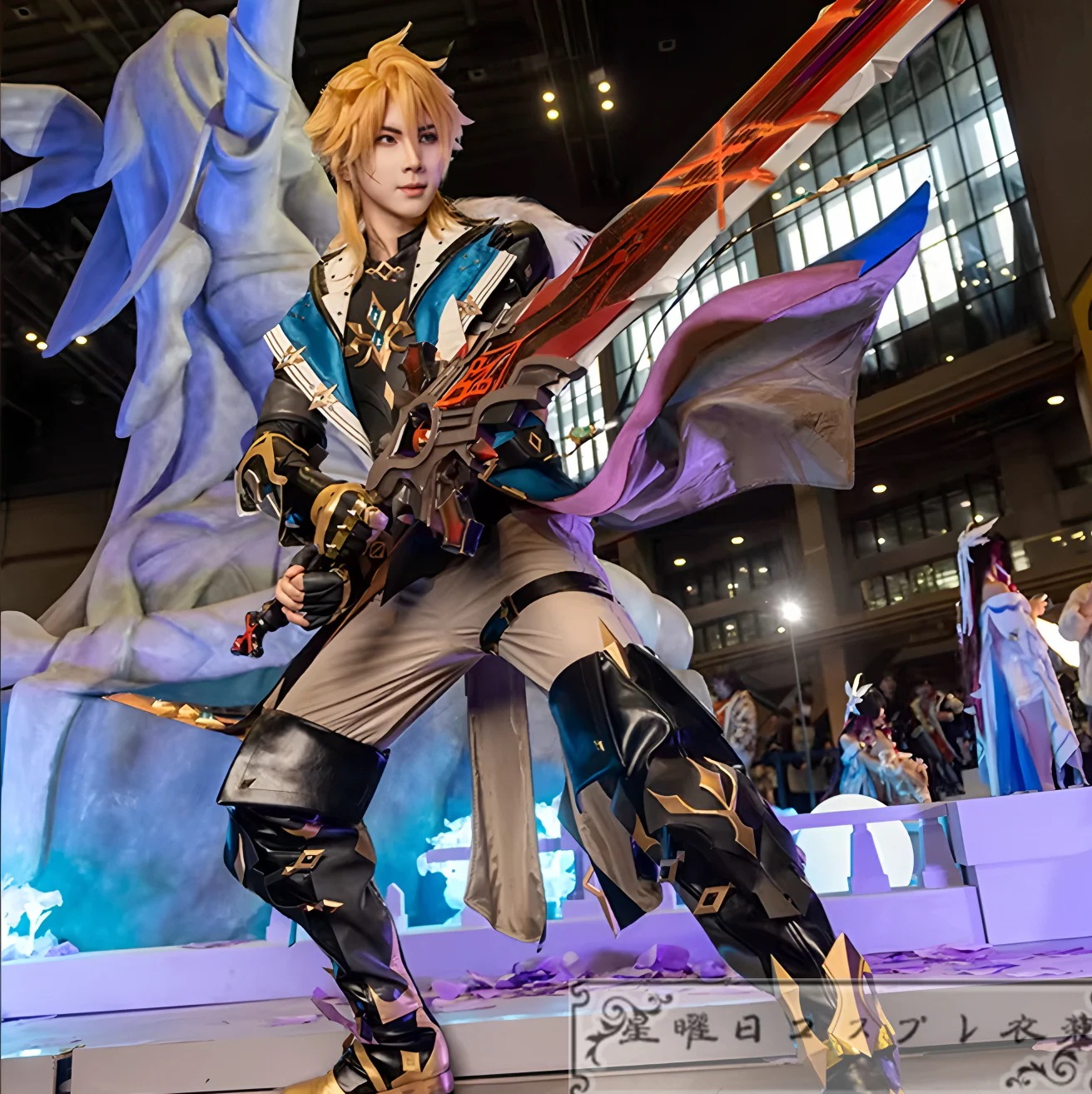 『新作 最安値に挑戦!』 原神 Genshin げんしん 西風騎士団 ファルカ コスプレ衣装 コスチューム品質良い 店舗お勧め
