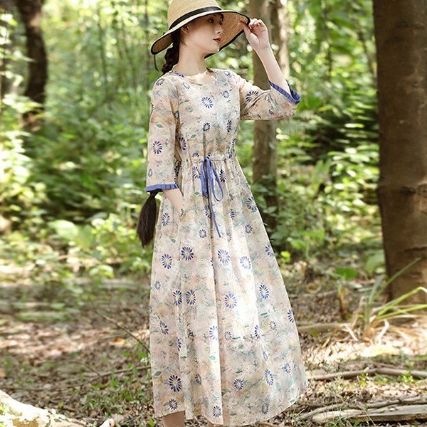 ワンピース レディース 40代 春夏 半袖 きれいめ レースワンピース 膝丈 無地 チュニック 大き