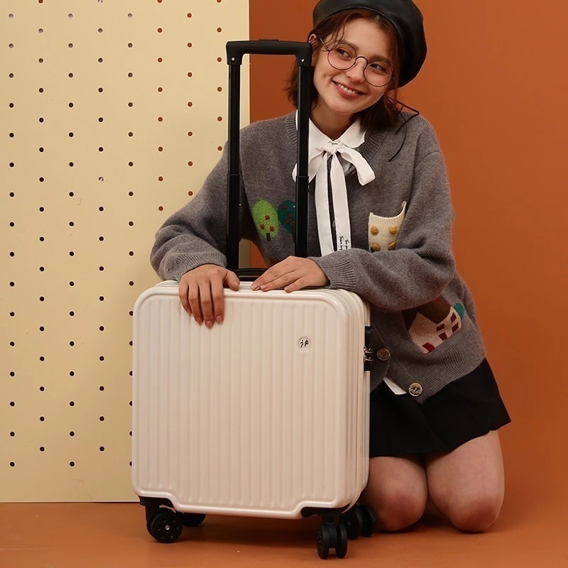 バッグ 横長ボストンバッグ キャリーバッグ 小型スーツケース軽量キャリーケース男女キャリーケース学生スーツケースジッパーケース