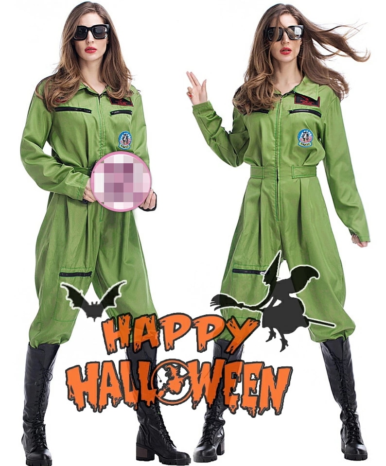 S～XLハロウィン衣装 大人用 女性用 ポリス コスプレ 宇宙服 コスチューム パイロット ハロウィン 衣装 コスプレ レディース ガールズ ハロウィーン