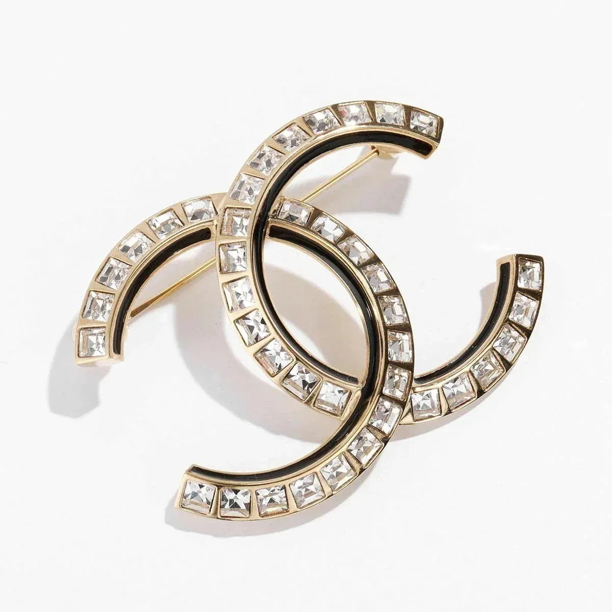 CHANEL シャネル ブローチ ABC335 B15468 レディース ココマーク CCマーク メタル ラインストーン クリスタル NU644