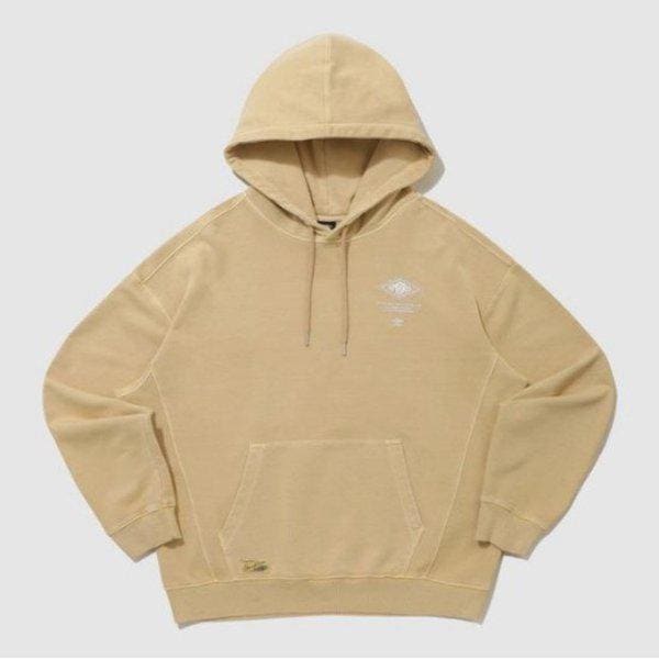 フードティー PQA UQ121CHD11-SND ウェイファインダー ガーメントダイイング フード Tシャツ / SAND