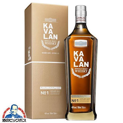 他サイト： KAVALAN カバラン 台湾ウイスキー シングルモルトウイスキー カバラン ディスティラリ セレクト No.1 40度 700ml×1本『FSH』【本州のみ　送料無料】 箱付 正規品の商品画像