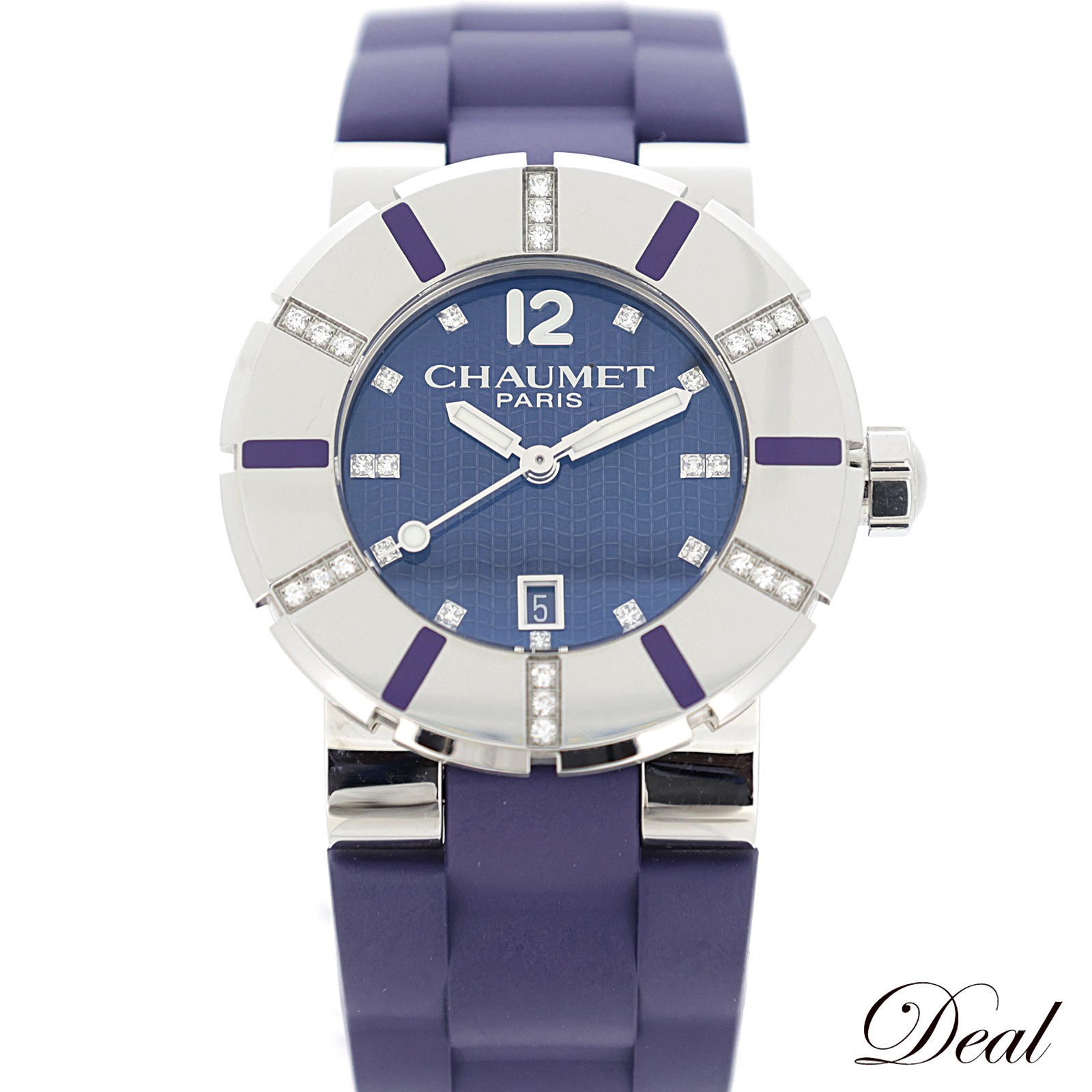 ショーメ クラスワン デイト ベゼル インデックス ダイヤ 622C レディース 腕時計