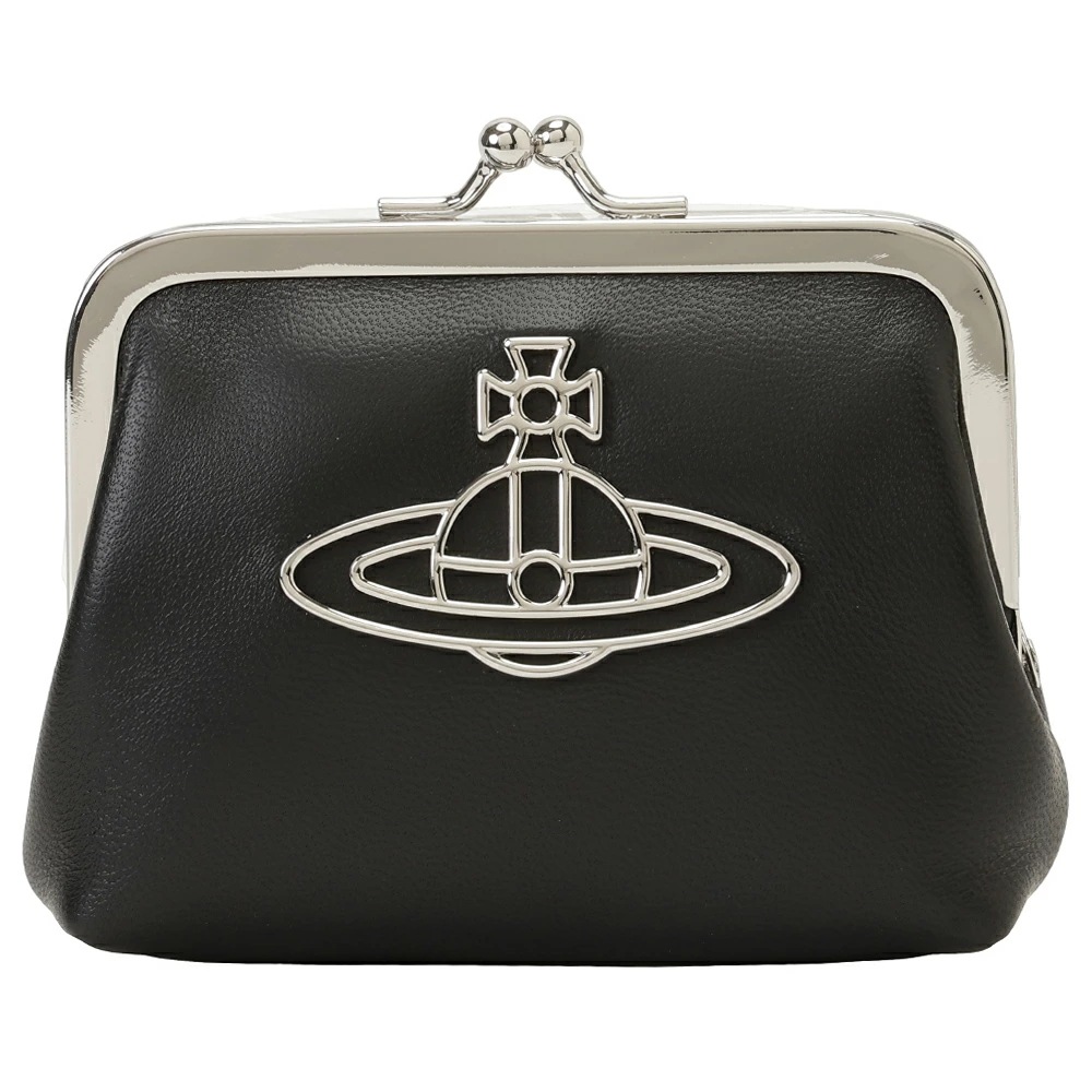 【最短翌日着】ヴィヴィアンウエストウッド コインケース がま口 Vivienne Westwood NAPPA THIN LINE ORB FRAME COIN PURSE 小銭 レディース メンズ